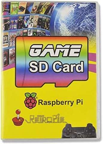 Raspberry 3B 3B+ Compatible Game Card 128GB Loaded More Than 8000 Stand-Alone Games Retro Arcade Games and 3D Video Preview Plug and Play in Emulation Simulation RETROPIE’s Simulation Game