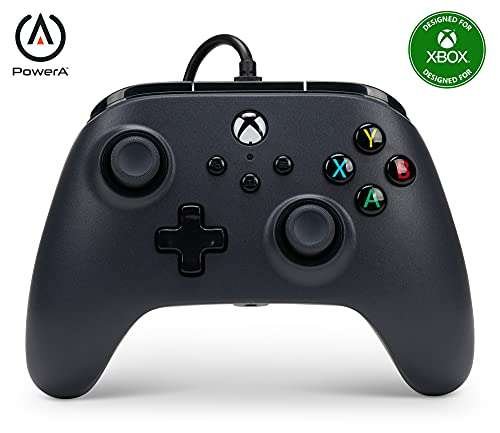 PowerA Wired Controller For Xbox Series X|S – Black, Gamepad, Video Game Controller Works with Xbox One