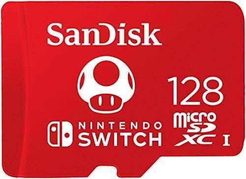 SanDisk 128GB microSDXC-Card, Licensed for Nintendo-Switch – SDSQXAO-128G-GNCZN