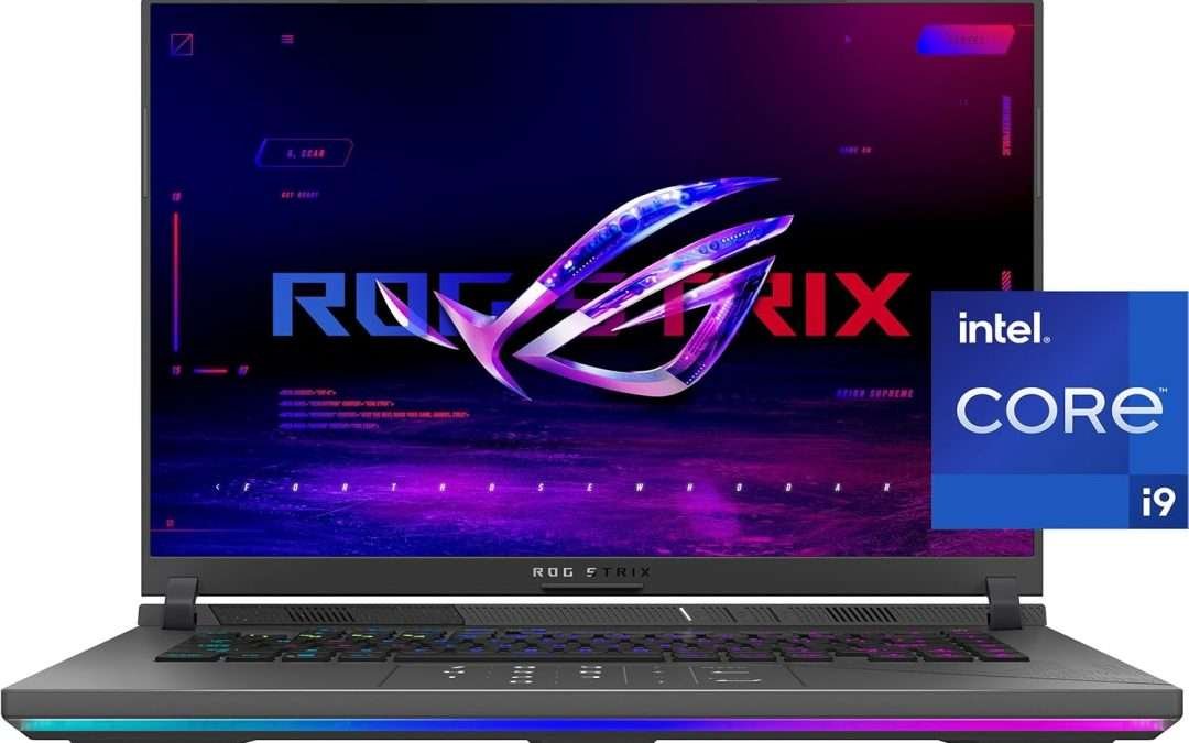 ASUS ROG Strix G16 (2024) Gaming Laptop, 16” 16:10 QHD 240Hz, GeForce RTX 4070, Intel® Core™ i9-14900HX, 32GB DDR5, 1TB PCIe SSD, Wi-Fi 6E, Windows 11 Pro, G614JIR-XS96