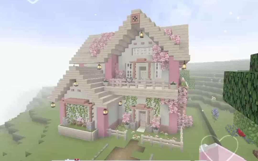 @liluchuuwey cute pink house tour ₊˚⊹♡ #Minecraft #resourcepack #addonminecraft …