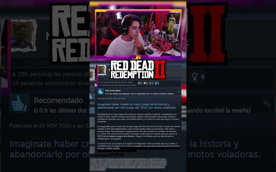 Opiniones en Steam de Red Dead Redemption 2 👾🎮 #steam #reddeadredemption #shorts
