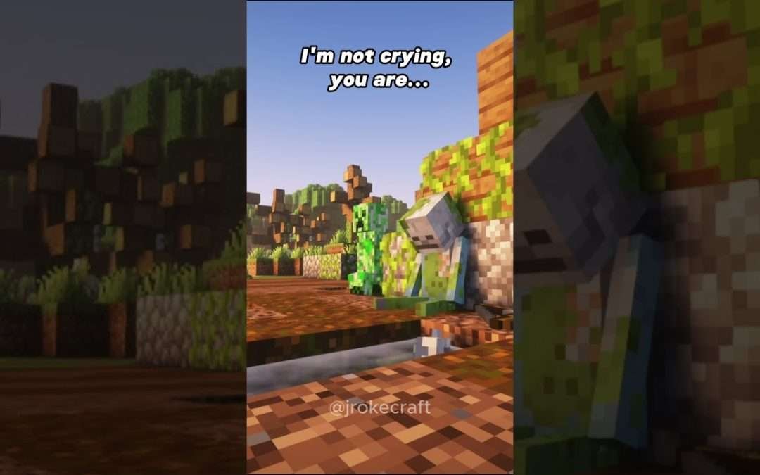 I'm not crying, you are…  #minecraft #sad
