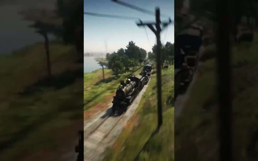 Red Dead Redemption 2 High Speed Train Ride Full Map in Rdr2 #rdr2 #rdr2gameplay #gameplay  #shorts