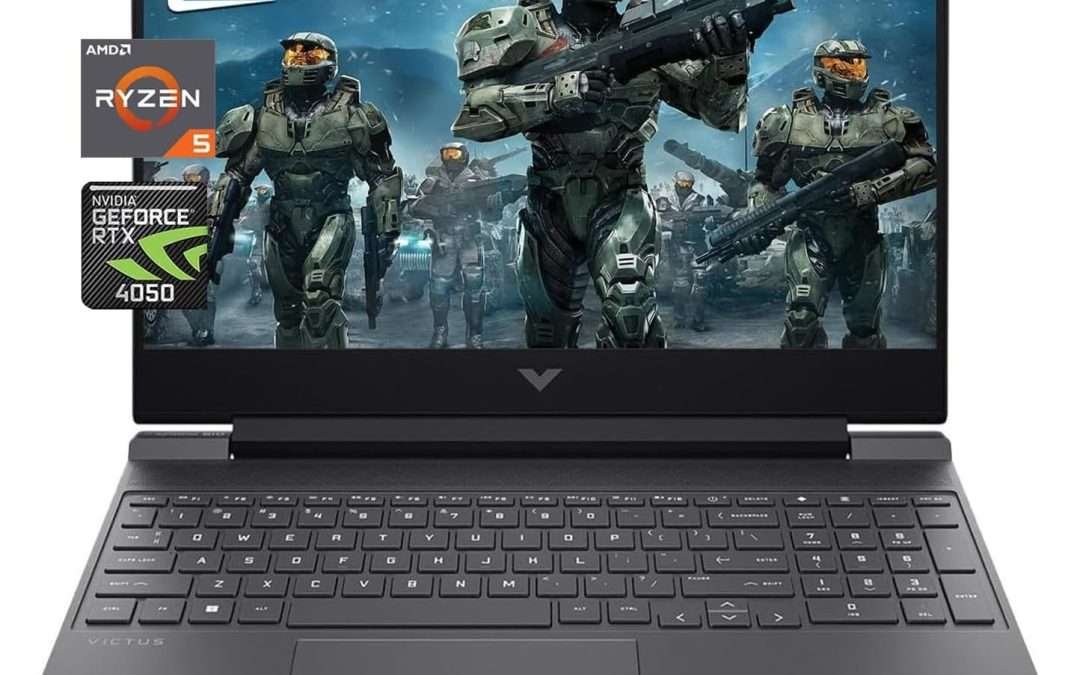 HP Victus Gaming Laptop, 15.6″ FHD 144Hz Display, AMD Ryzen 5 8645HS, 32GB DDR5 RAM, 1TB SSD, NVIDIA GeForce RTX 4050 (6GB GDDR6), HDMI, Webcam, Backlit Keyboard, Wi-Fi 6, Windows 11 Home, Mica Silver