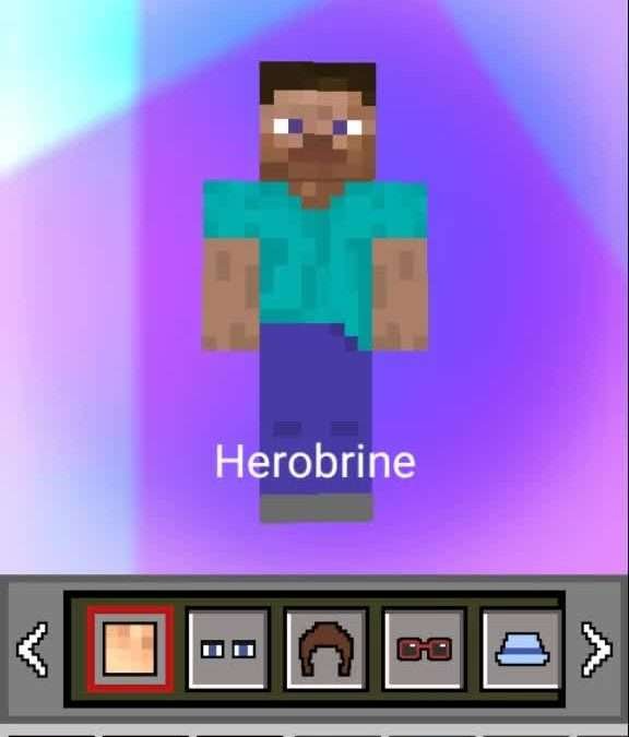 @nafeeza_rachma26 buat skin edit herobrine keren sekali bagus #minecraftskins mi…