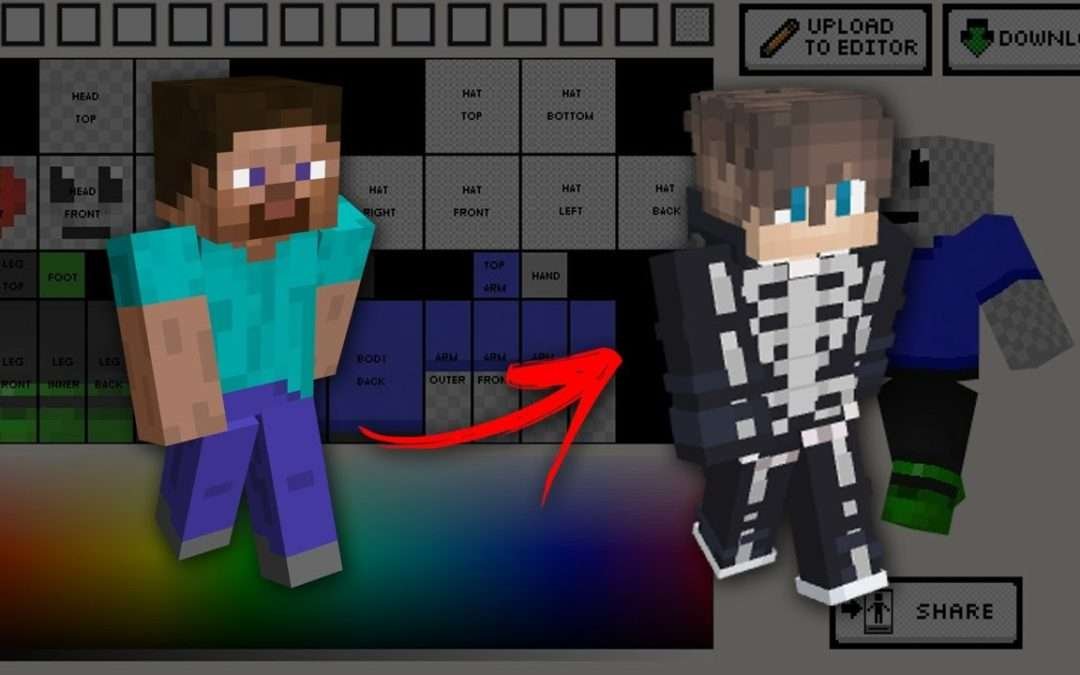 COMO FAZER UMA SKIN PERSONALIZADA PARA O MINECRAFT (Java e Bedrock)
