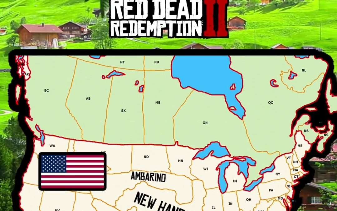 @italymapping01 Map of Red Dead Redemption 2 in real life #map #maps #mapping #t…