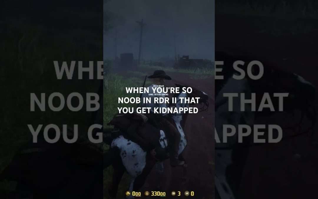 Red Dead Redemption II: NOOB KIDNAPPED ON HORSE