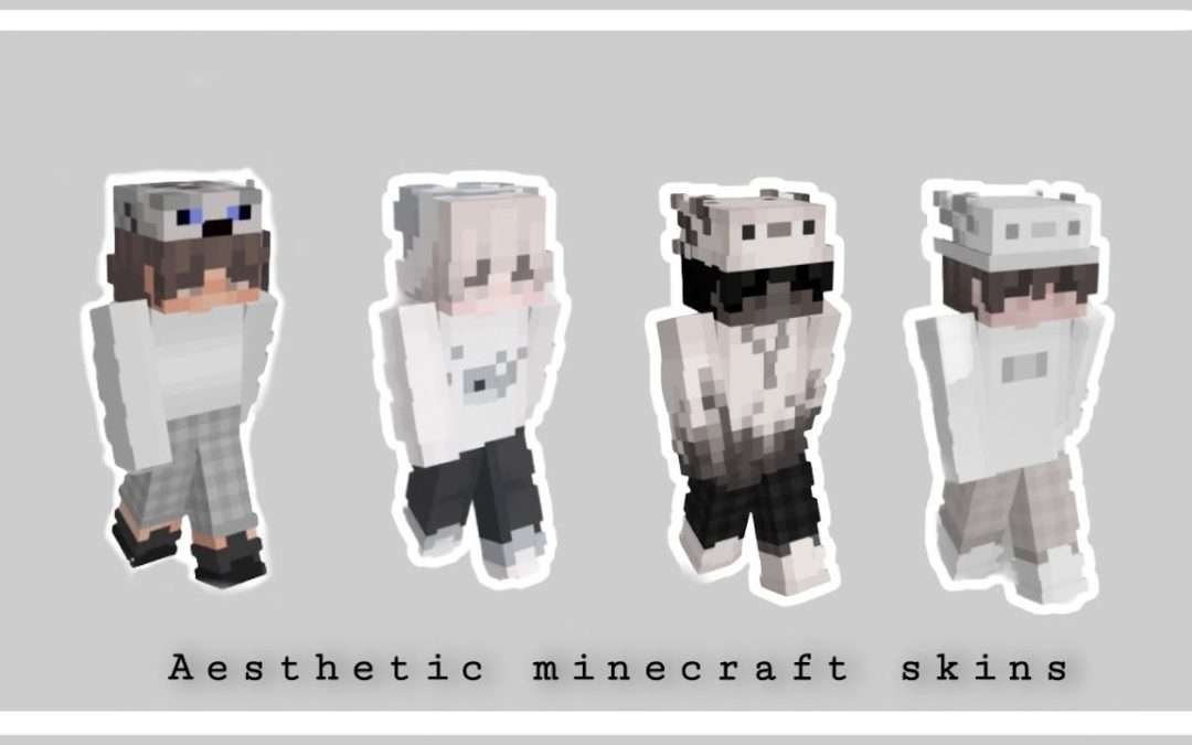 20 aesthetics minecraft skins | white boy link in the description.