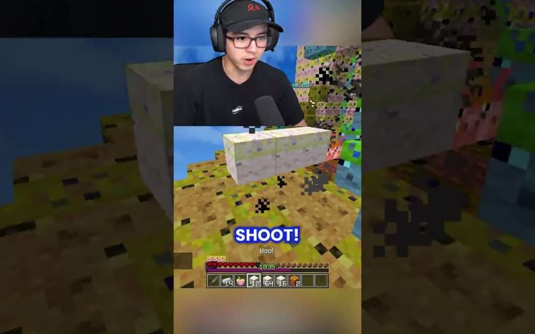 Minecraft Bedwars With The WORST Texture Pack??? #Minecraft #Shorts #Bedwars