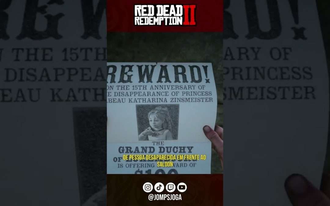 A PRINCESA DESAPARECIDA DE RED DEAD REDEMPTION 2
