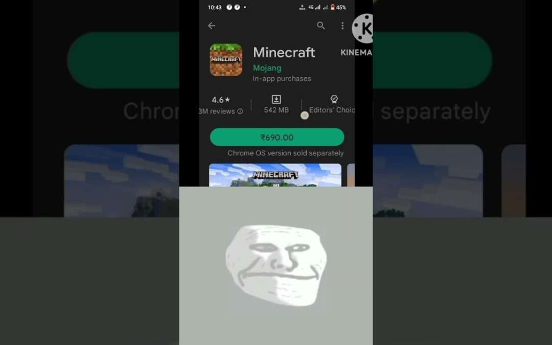 Minecraft vs craftsman downloader #shorts #minecraft #craftsman