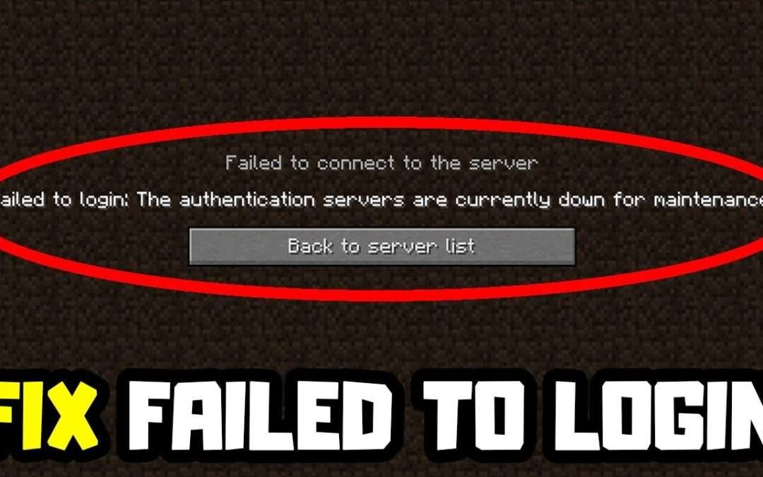 FIX The authentication servers are Currently down for Maintenance | Minecraft Error