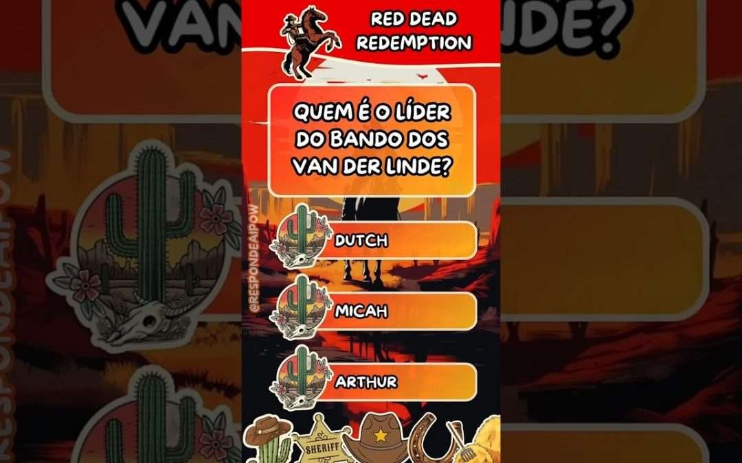 Quiz do Red Dead Redemption 🤠🔫 #quiz #reddeadredemption #quizgames #reddeadredemption2 #geek #games