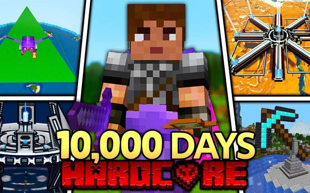 I Survived 10,000 Days in Hardcore Minecraft [FULL MOVIE]