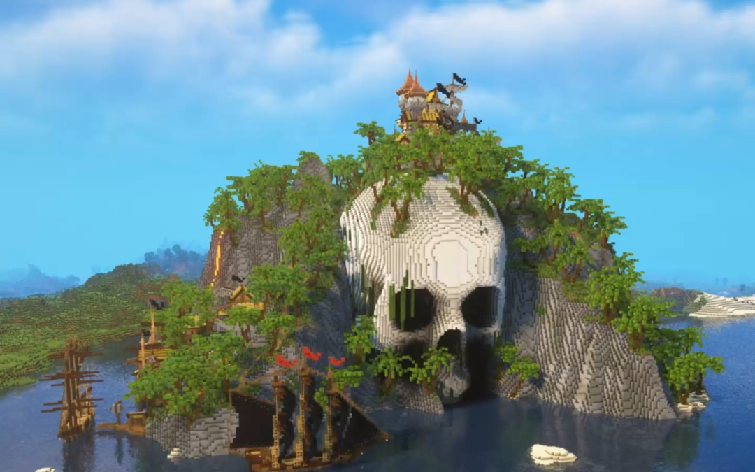 @diddi_builds Minecraft: Pirate Skull Island Timelapse Build #minecraft #minecra…