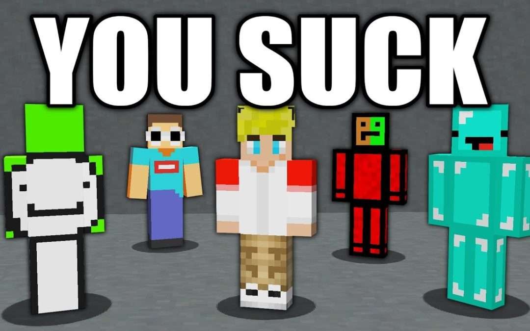 Minecraft Top 10 Worst YouTuber Skins