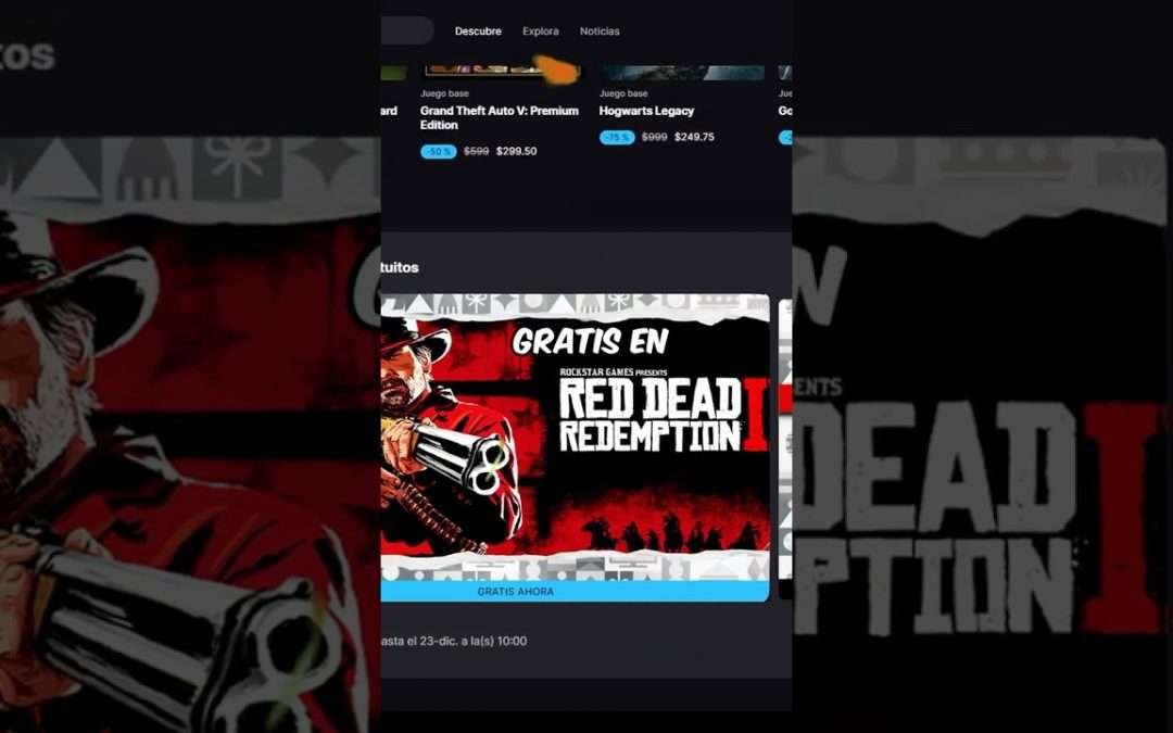 RED DEAD REDEMPTION 2 GRATIS !!