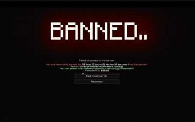 banned on the bedwars practice server..