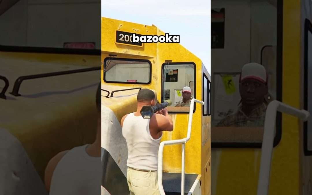 🚂Train in GTA 5 Vs RDR2!