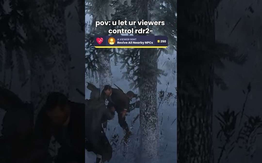 All that work, undone in a heartbeat 😩 #crowdcontrol #rdr2 #reddeadredemption2 #streamer