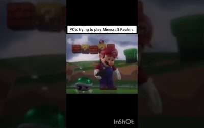 Minecraft Realms are down #memes #minecraft #minecraftbedrock