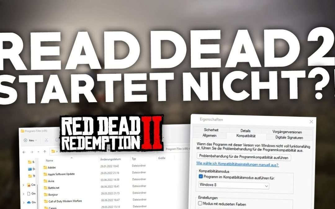 [2024] Steam Red Dead Redemption 2: startet NICHT?! | Problemlösung | Deutsch | Windows 10/11/Mac