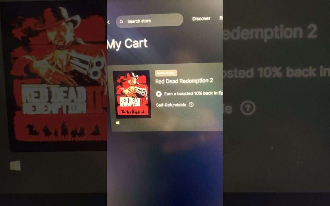 RED DEAD REDEMPTION 2 UPTO ₹700 IN THE CHRISTMAS HOLIDAY SALE AVAILABLE ON EPIC GAMES. #shorts #rdr2