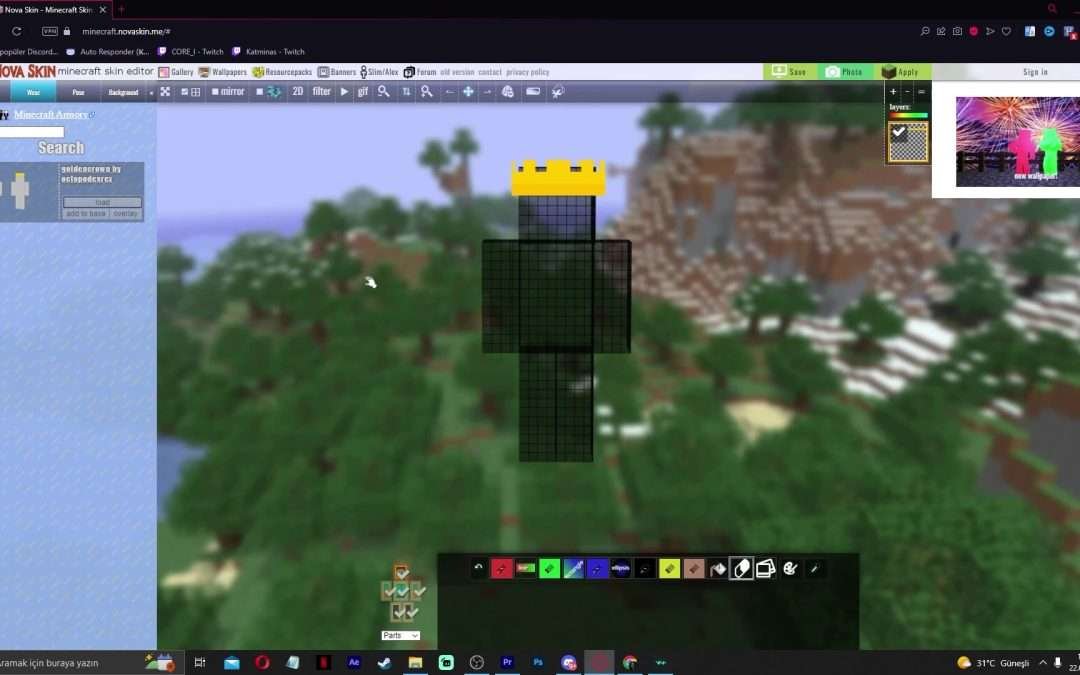 @kaanmutii Minecraft karakter nasıl yapılır !!! #shorts #minecraft #minecraftski…