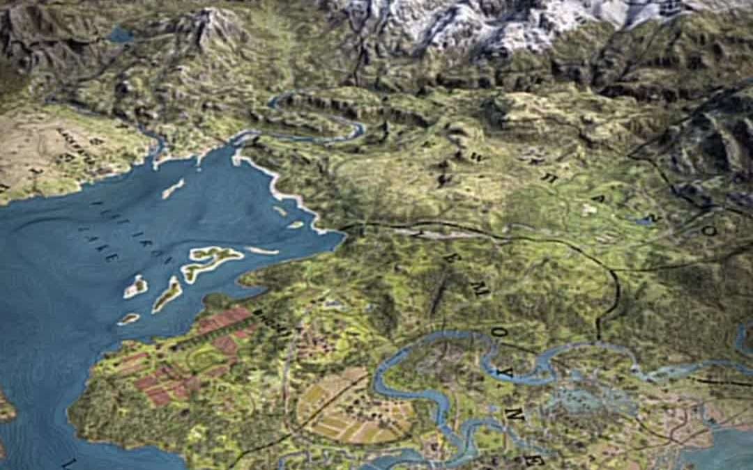 @daftvibez 3-D map of red dead redemption 2 #reddeadredemtion2 #3dmodeling #gami…