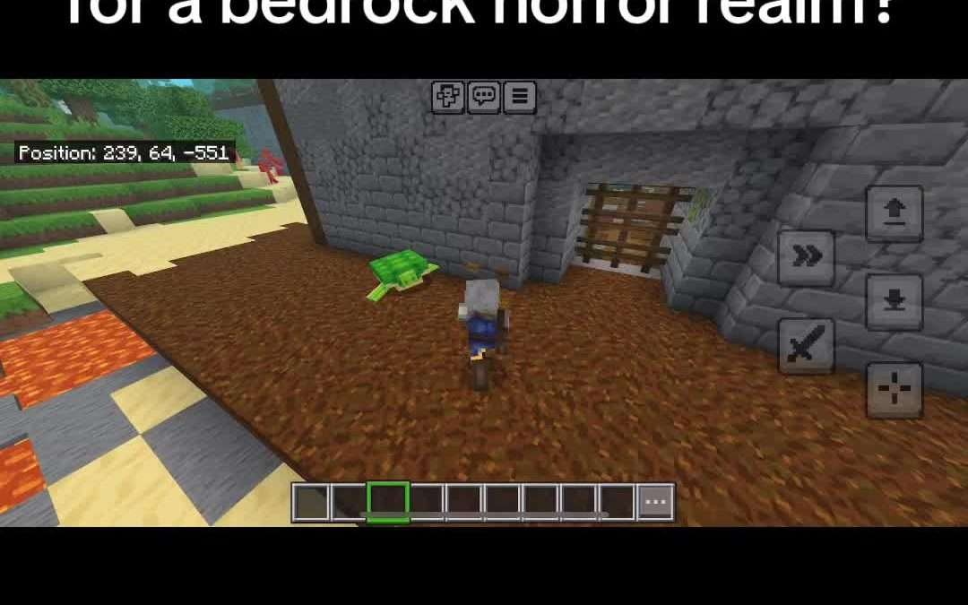 @popeyed5 Bedrock horror realm #minecraft #realms #cavedweller #bedrock #fun #ho…