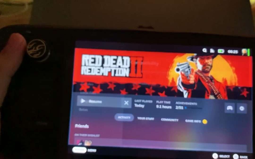 Red Dead Redemption – Steam Deck stable 50-60 fps, ProtonGE custom settings