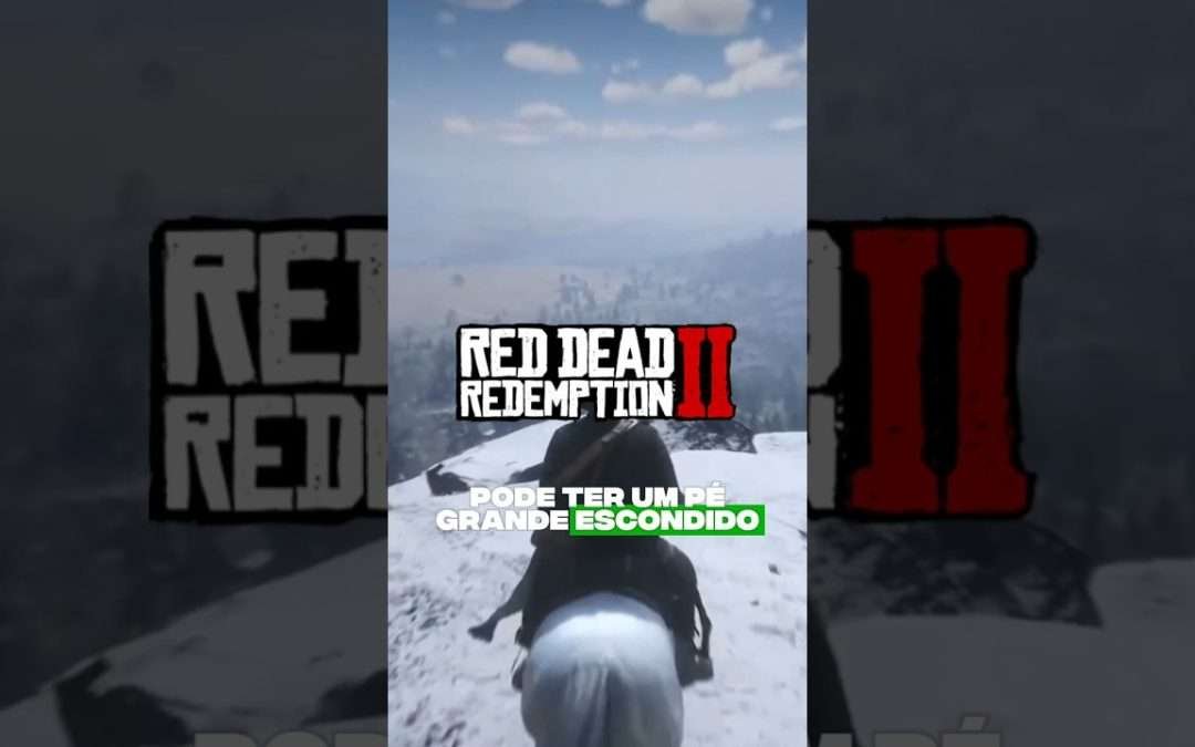 PÉ GRANDE EM RDR2 🤔 #game #bigfoot #gg #rdr2