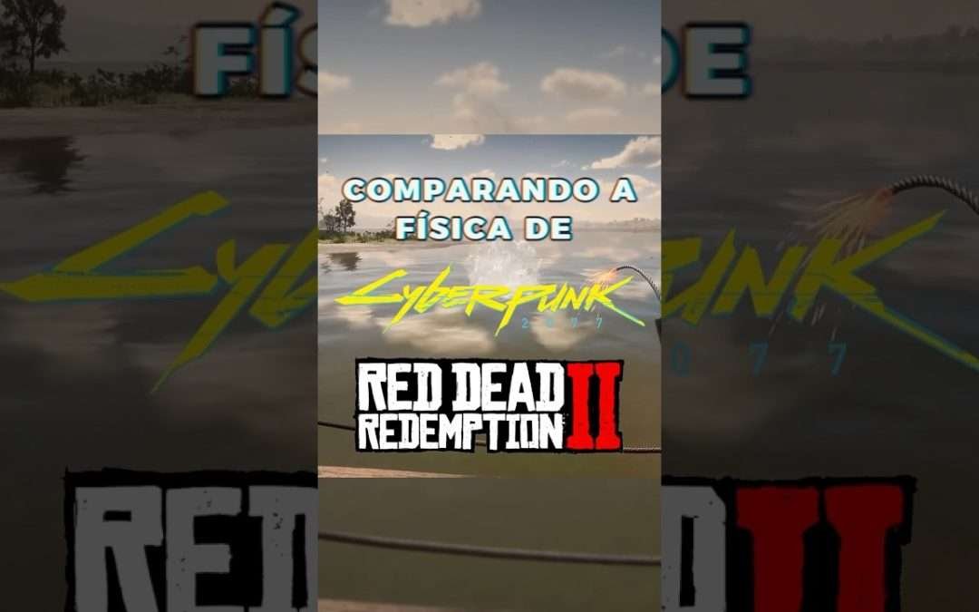 COMPARANDO A FÍSICA DE CYBERPUNK 2077 E RED DEAD REDEMPTION 2! #cyberpunk2077 #reddeadredemption 2
