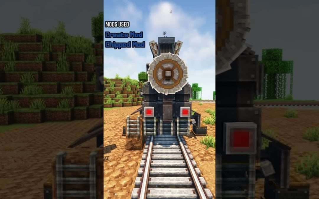 Minecraft: CREATE MOD Locomotive #shorts #createmod