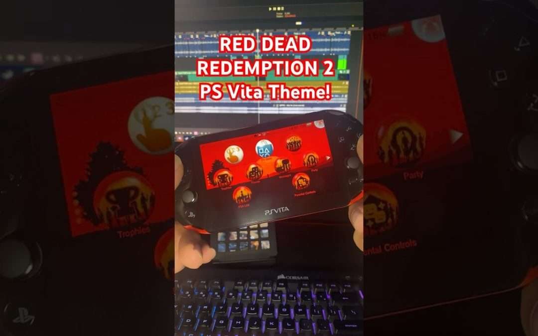 Red Dead Redemption 2 Ps Vita Custom Themes #Shorts #reddeadredemption