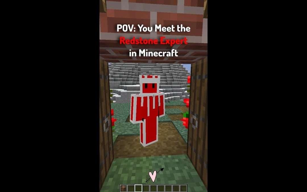 POV: You Meet the Redstone Expert in Minecraft