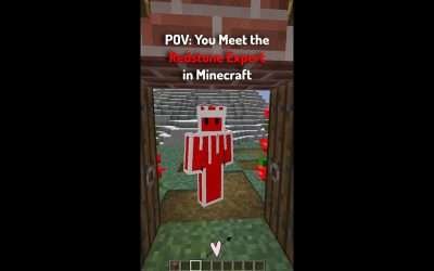 POV: You Meet the Redstone Expert in Minecraft