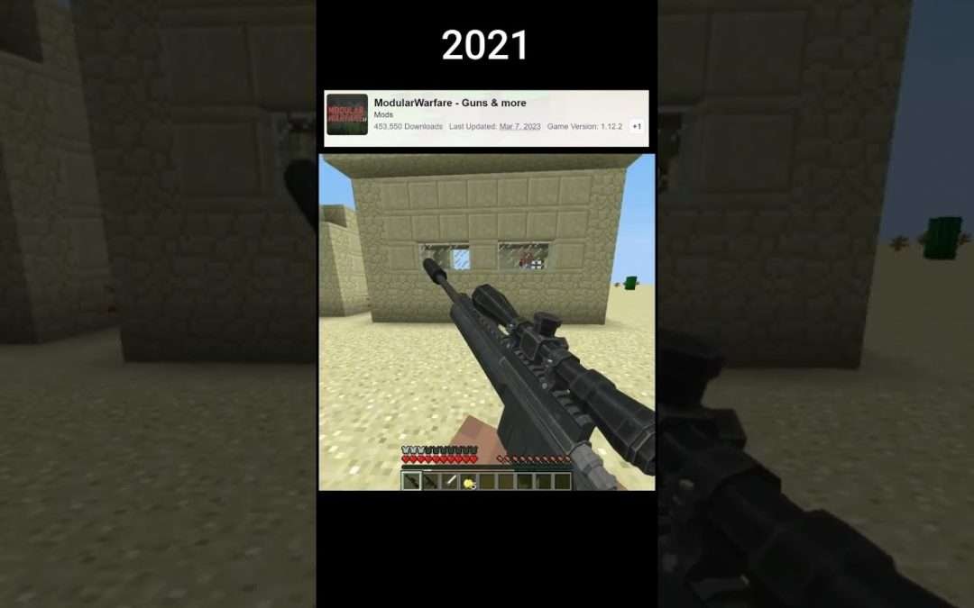 Evolution of Minecraft Gun Mod (2013 – 2023)