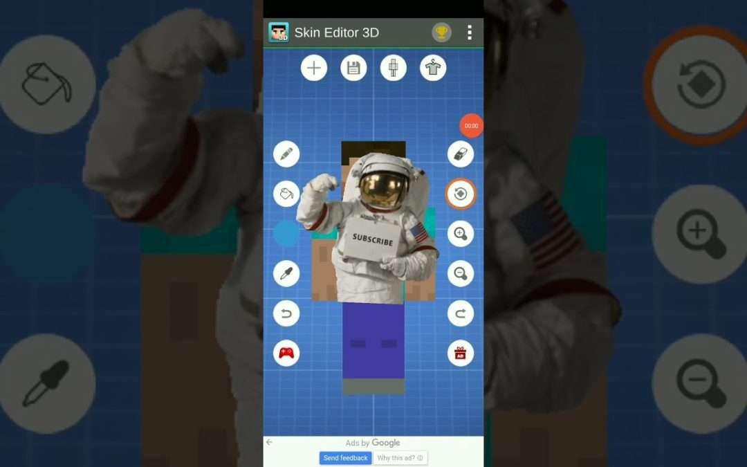 How to get The Rawknee Games Minecraft Skin by Skin Editor 3D|| Ar,star || #sorts