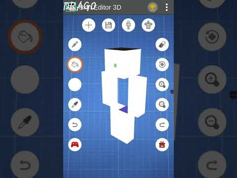 how to make entity 303 skin in minecraft (app name skin editor) #shorts #viral #trending