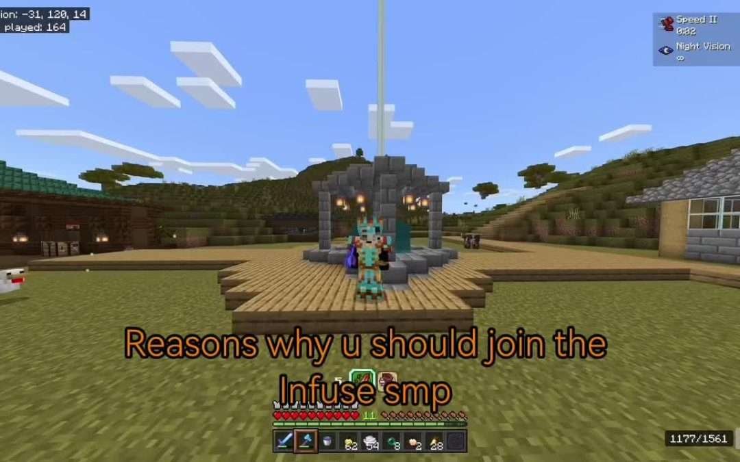 @mrclutch_on_yt Dc in bio to join #minecraft #infusesmp #bedrock #viral #fyp #fo…