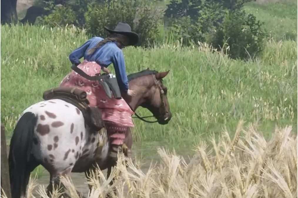 @wildfleurrs Flower pickers unite!  #reddeadonline #rdr2online #horsegame #redde…