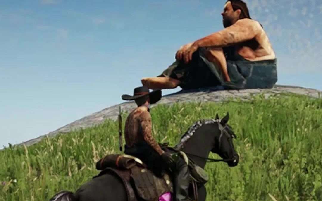 @gamer_xiv The lonely Giant in Rdr2  #rdr2 #reddeadredemption2 #arthurmorgan #re…