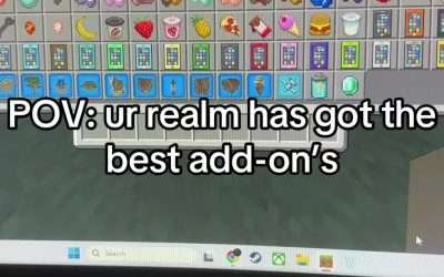 @pixel_park_realms It has sooooo many new weapons and items #fypp #mc #fun #gami…