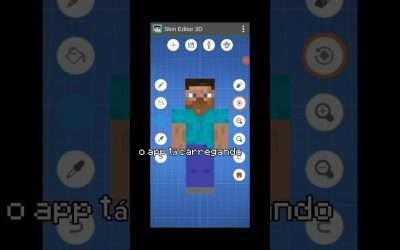 Como Fazer uma Skin de Minecraft em 1 minuto #minecraftshorts #minecraft #minecraftpe #tiktok #2023