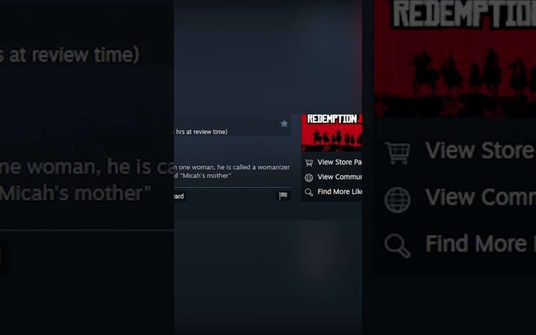 Red Dead Redemption 2 Steam Review