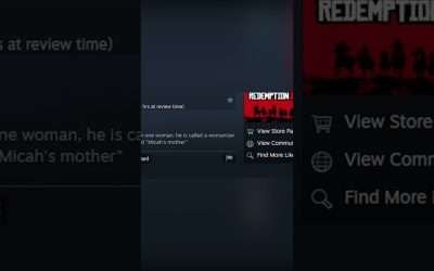 Red Dead Redemption 2 Steam Review