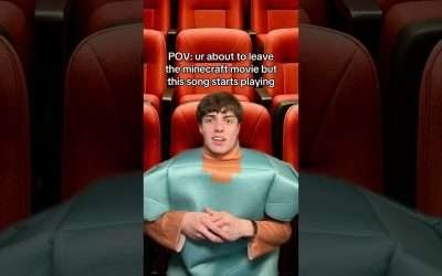 If this banger plays at the Minecraft movie…